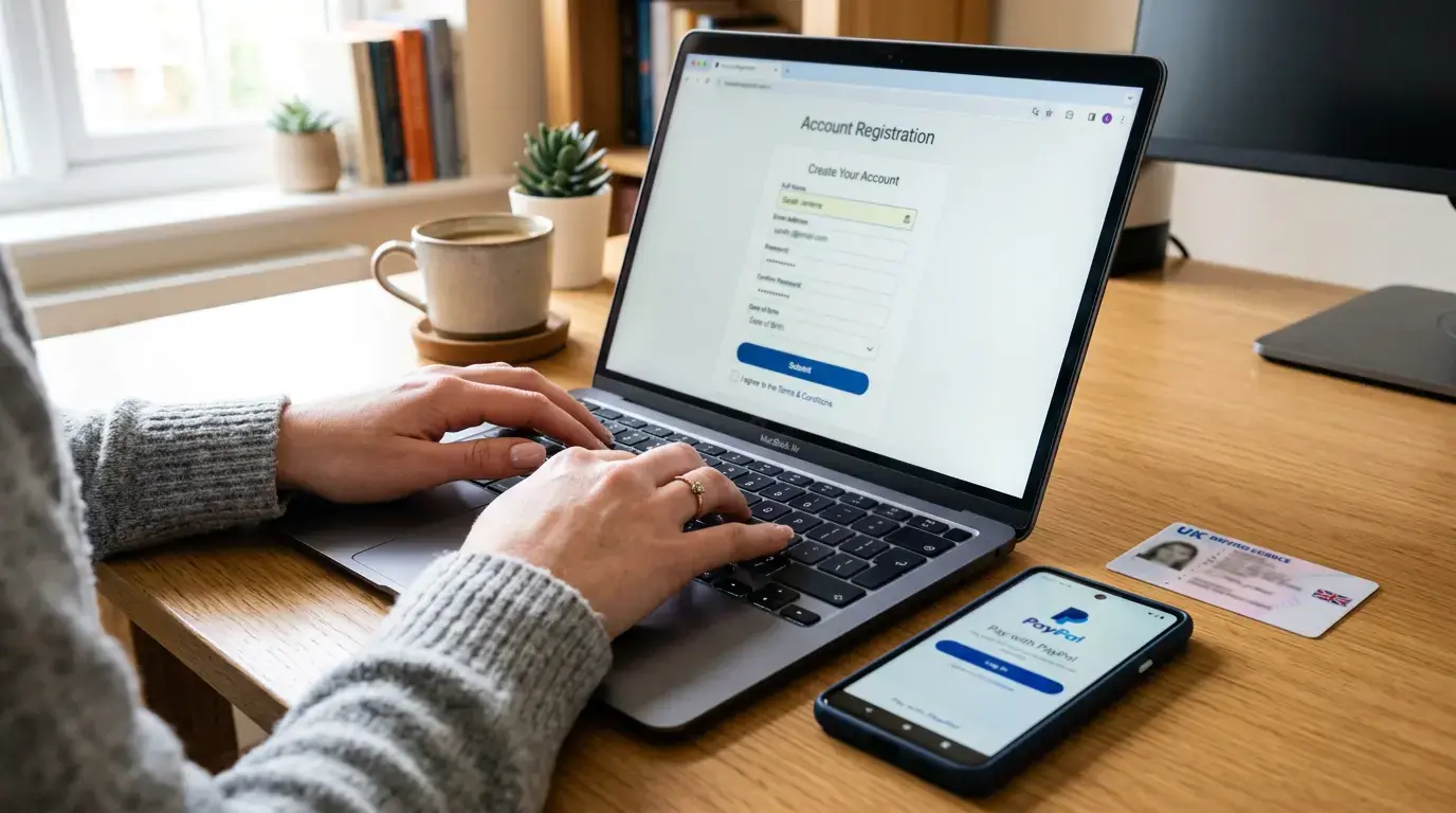 Δημιουργία λογαριασμού PayPal για στοίχημα - βήμα βήμα οδηγός εγγραφής