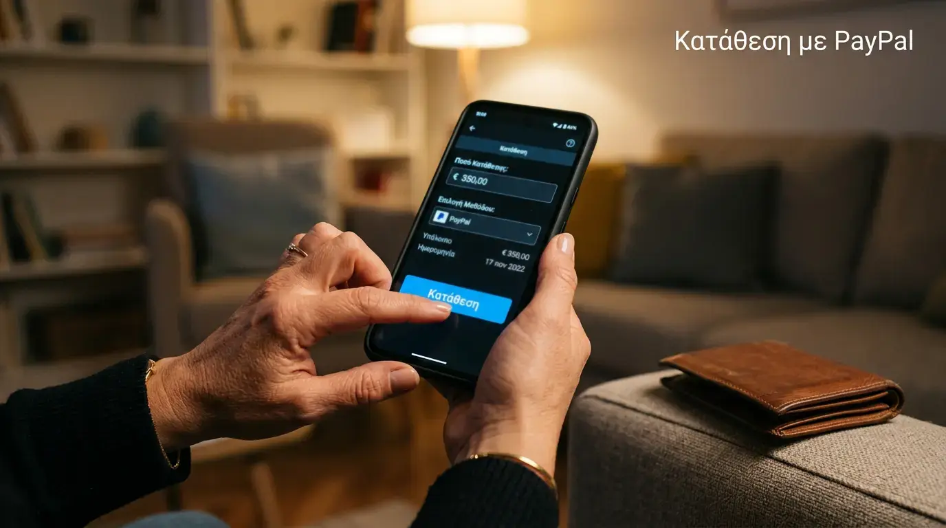 Κατάθεση PayPal σε στοιχηματική - οδηγός βημάτων και ορίων